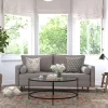 Flash Furniture Hudson Mid-Century Modern Sofa With Tufted Upholstery & Solid Wood Legs
