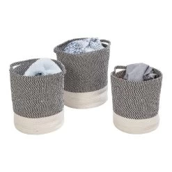 Honey-Can-Do Cotton Rope Baskets