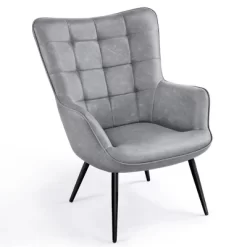 Yaheetech Leather Wingback Accent Chair Armchair For Living Room -Cozy Living Deals Store GUEST 0076d2b2 339d 45b9 9135 2888dc6ca6ee