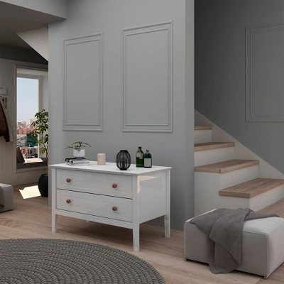 Crown 2 Drawer Bachelor Dresser - Manhattan Comfort 1 Crown 2 Drawer Bachelor Dresser - Manhattan Comfort