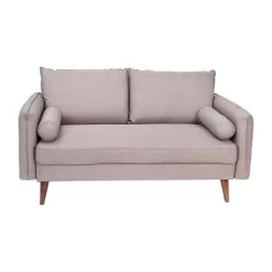 Emma And Oliver Upholstered Mid-Century Modern Pocket Spring Loveseat With Wooden Legs And Removable Back Cushions 22 Emma And Oliver Upholstered Mid-Century Modern Pocket Spring Loveseat With Wooden Legs And Removable Back Cushions -Cozy Living Deals Store GUEST 0101260f 6eb3 487c be64 3bf1298d5e58