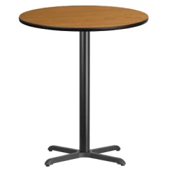 Flash Furniture 36'' Round Laminate Table Top With 30'' X 30'' Bar Height Table Base -Cozy Living Deals Store GUEST 012588d1 e188 4d48 9f20 a8c62cd54ab6