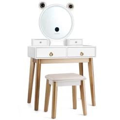 Costway Vanity Dressing Table Set Touch Screen Dimming Mirror 17 Costway Vanity Dressing Table Set Touch Screen Dimming Mirror -Cozy Living Deals Store GUEST 01485041 9917 49e7 a484 b6a88cee9ca0