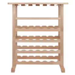 24-Bottle Wine Rack Wood/Beechwood - Winsome 8 24-Bottle Wine Rack Wood/Beechwood - Winsome -Cozy Living Deals Store GUEST 014f2166 b435 4c8a b9b8 010496be3e1a