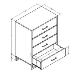 Mixed Material 4 Drawer Dresser - Room Essentials™ 12 Mixed Material 4 Drawer Dresser - Room Essentials™ -Cozy Living Deals Store GUEST 0183eaab ffa6 4b7e b8e1 e252b8eb2e08