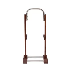 Grant Tray Tables Dark Cherry/Chrome - Powell Company -Cozy Living Deals Store GUEST 01cee46c 541f 4885 9995 c50fae199988