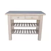 Sasha Kitchen Island - Unfinished - International Concepts