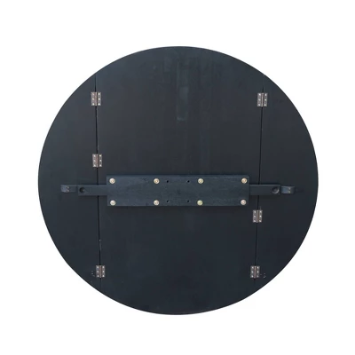 Davidson Round Dual Drop Leaf Pedestal Table Black - International Concepts 8 Davidson Round Dual Drop Leaf Pedestal Table Black - International Concepts - Image 8