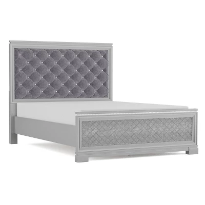 6pc Tenaya Bedroom Set Silver/Gray - HOMES: Inside + Out 14 6pc Tenaya Bedroom Set Silver/Gray - HOMES: Inside + Out - Image 14