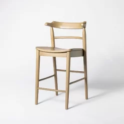 Kaysville Curved Back Wood Counter Height Barstool - Threshold™ Designed With Studio McGee -Cozy Living Deals Store GUEST 023f7aed 536a 4f95 b97e 35970af67510