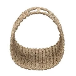 Household Essentials Oval Magazine Rack Seagrass