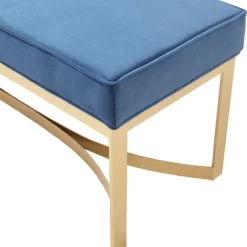 Secor Upholstered Accent Bench With Metal Base - Martha Stewart -Cozy Living Deals Store GUEST 030d8c53 7420 4578 8531 7d52de2ade74