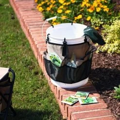 Household Essentials Bucket Caddy Tan/Black -Cozy Living Deals Store GUEST 0482dd9b 646b 4ed5 bc38 5f3aa32c7e02