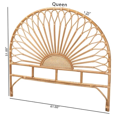 Perenna Natural Rattan Headboard Brown - Bali & Pari 7 Perenna Natural Rattan Headboard Brown - Bali & Pari - Image 7