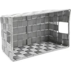 Farmlyn Creek Grey Woven Basket For Bathroom, Closet And Pantry Storage Organizer (11.4 X 6.5 X 4.5 In) 8 Farmlyn Creek Grey Woven Basket For Bathroom, Closet And Pantry Storage Organizer (11.4 X 6.5 X 4.5 In) -Cozy Living Deals Store GUEST 04f29d1f 66e3 4959 a99d 5b8930bb480a