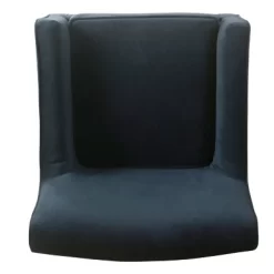 Davis Mid-Century Accent Chair Navy Velvet - HomePop 9 Davis Mid-Century Accent Chair Navy Velvet - HomePop -Cozy Living Deals Store GUEST 061d6610 3ffe 4771 9583 361c9e540033