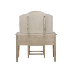 Sophie Vanity And Stool White Wash - Powell Company -Cozy Living Deals Store GUEST 0659b921 4c17 4080 96d3 738b9e6b99bd