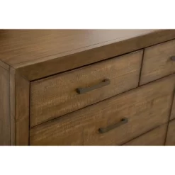 6pc Aurora Mid-Century Brown Bedroom Set With Upholstered Bed - Abbyson Living -Cozy Living Deals Store GUEST 0660f6f2 bb46 45d0 8820 0c563257b1aa