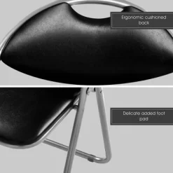 Costway 6 PCS U Shape Folding Chairs Furniture Home Outdoor Picnic Portable Black -Cozy Living Deals Store GUEST 068925c9 901e 4027 ada3 43c95a9ff40f