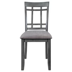 6-Piece Farmhouse Rustic Wooden Dining Table Set With 4 Chairs And Bench, Antique Gray - ModernLuxe 17 6-Piece Farmhouse Rustic Wooden Dining Table Set With 4 Chairs And Bench, Antique Gray - ModernLuxe -Cozy Living Deals Store GUEST 0690a635 12f0 49b9 a394 2b76161b97d5