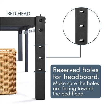 Yaheetech Metal Platform Bed Frame With Heavy Duty Steel Slat Support 7 Yaheetech Metal Platform Bed Frame With Heavy Duty Steel Slat Support - Image 7