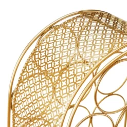 Twine Trellis Wine Rack, Holds 14 Bottles, Gold Countertop Wine Storage, Cast Iron 8 Twine Trellis Wine Rack, Holds 14 Bottles, Gold Countertop Wine Storage, Cast Iron -Cozy Living Deals Store GUEST 07284316 06dc 479a 811f 288e42b6ae69