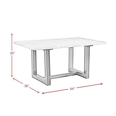 5pc Florentina Standard Dining Table Set With 4 Chairs Marble/White - Picket House Furnishings 15 5pc Florentina Standard Dining Table Set With 4 Chairs Marble/White - Picket House Furnishings - Image 15
