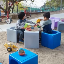 ECR4Kids Tri-Me Adaptable Kids Cube Chair, Indoor Outdoor Plastic, 3-in-1 Multipurpose Table/Seat -Cozy Living Deals Store GUEST 077ca4c1 8d30 45ec a093 d51dc3c22cdd