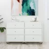 Blair 6 Drawer Dresser White - CosmoLiving By Cosmopolitan