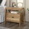Trestle 1 Drawer Night Stand Timber Oak - Sauder