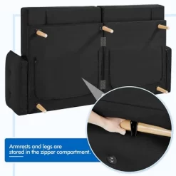 Yaheetech Convertible Sofa Bed Tufted Futon Couch With USB Ports For Living Room -Cozy Living Deals Store GUEST 08e72c88 cbd1 4ed6 8ca3 6e417b1e311b