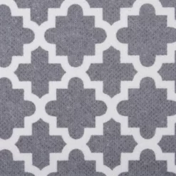 Set Of 2 13"x13"x13" Nonwoven Polyester Lattice Storage Cube Gray - Design Imports