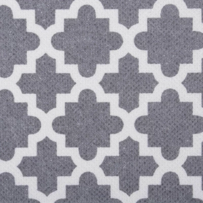 Set Of 2 13"x13"x13" Nonwoven Polyester Lattice Storage Cube Gray - Design Imports 1 Set Of 2 13"x13"x13" Nonwoven Polyester Lattice Storage Cube Gray - Design Imports