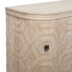 Traditional Carved Wood Curved Cabinet Brown - Olivia & May -Cozy Living Deals Store GUEST 09699483 ede7 42d7 8a60 c2c41d90bb43