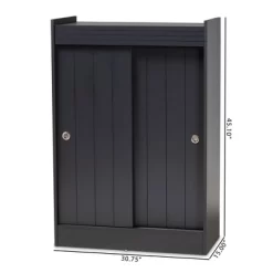 2 Door Leone Finished Wood Entryway Shoe Storage Cabinet Black - Baxton Studio 11 2 Door Leone Finished Wood Entryway Shoe Storage Cabinet Black - Baxton Studio -Cozy Living Deals Store GUEST 0b29a7f3 9ccc 4fe0 a1a1 3db9312e00b4
