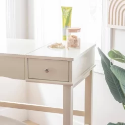 Jackson Vanity Set Cream - Linon -Cozy Living Deals Store GUEST 0ba45cdf 0d5d 4bd2 8c04 de4441c22617