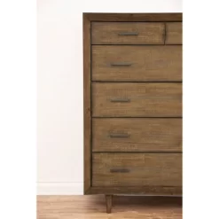 6pc Aurora Mid-Century Brown Bedroom Set With Upholstered Bed - Abbyson Living -Cozy Living Deals Store GUEST 0c05e315 6740 42f9 aa38 90eb10f53309