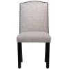 Ayala Nail Button Dining Chair In Linen - Skyline Furniture