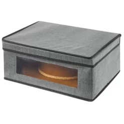 MDesign Soft Fabric Closet Storage Organizer Box -Cozy Living Deals Store GUEST 0c461cc1 7401 4c7d 9188 98a93ca0c55b