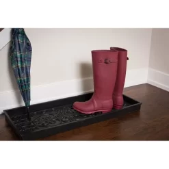 BirdRock Home 34''LX14''W Decorative Rubber Boot Tray -Cozy Living Deals Store GUEST 0cb77dce 1b44 4789 becd b31df2661ed7