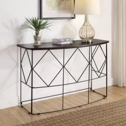 Drixol Rectangle Sofa Table Walnut - MiBasics
