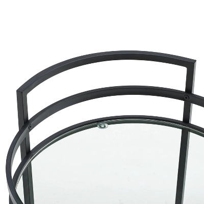Bailey Bar Cart Matte Black - Crosley 5 Bailey Bar Cart Matte Black - Crosley - Image 5