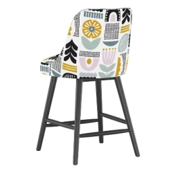 Sherrie Counter Height Barstool In Patterns Botanical Helsinki Block Lavender - Skyline Furniture -Cozy Living Deals Store GUEST 0f31f2f3 34ac 4fb5 a46a 472cdfbc2b07