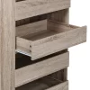 Honey-Can-Do 4 Drawer Stackable Cabinet Oak