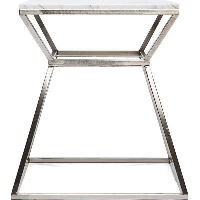 22" Audrey Marble Side Table - Adore Décor 7 22" Audrey Marble Side Table - Adore Décor - Image 7
