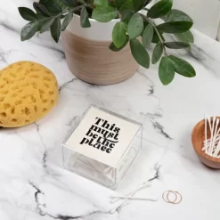This Must Be The Place 4" X 4" Acrylic Box - Deny Designs -Cozy Living Deals Store GUEST 109d5ba1 e23b 429e 8f3c 1a689b9447c0
