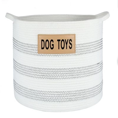 Midlee Dog Toy Rope Cotton Basket 8 Midlee Dog Toy Rope Cotton Basket - Image 8