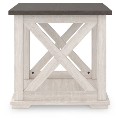 Dorrinson End Side Table White/Black/Gray - Signature Design By Ashley 3 Dorrinson End Side Table White/Black/Gray - Signature Design By Ashley - Image 3