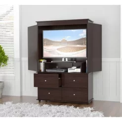 70.9" Video Combo Armoire Espresso - Inval -Cozy Living Deals Store GUEST 11a85510 47cf 45f3 b764 5caa24dd21a3