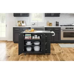 Large Dolly Madison Kitchen Cart With Stainless Steel Top - Homestyles 32 Large Dolly Madison Kitchen Cart With Stainless Steel Top - Homestyles -Cozy Living Deals Store GUEST 11e6c2f4 215e 4671 97ce f1c4be8d6779